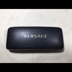 Versace Black Eyeglass Sunglass Case